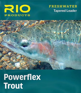 Rio Powerflex Tapered Trout Leader - 7.5 Foot - Single Pack